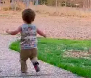 Toddler’s Viral Reaction To Dad’s Return