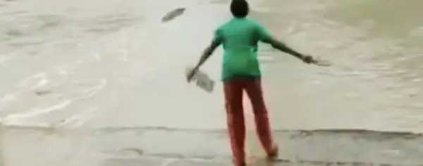 Woman Makes Incredible Move Against Crocodile